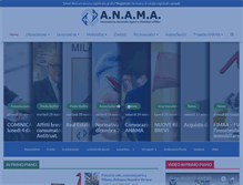 Tablet Screenshot of anama.it