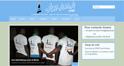 Desktop Screenshot of anama.be